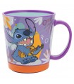 TAZA ANTIVUELCO PP 410 ML STITCH ALOHA