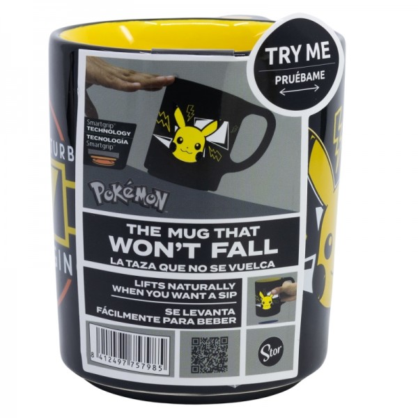 TAZA CERAMICA ANTIVUELCO 300 ML POKEMON CRAZY MESS