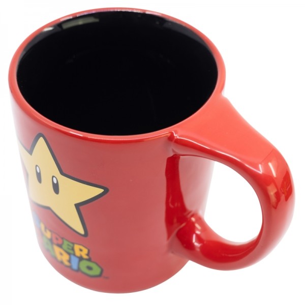 TAZA CERÁMICA ANTIVUELCO 300 ML SUPER MARIO POWER
