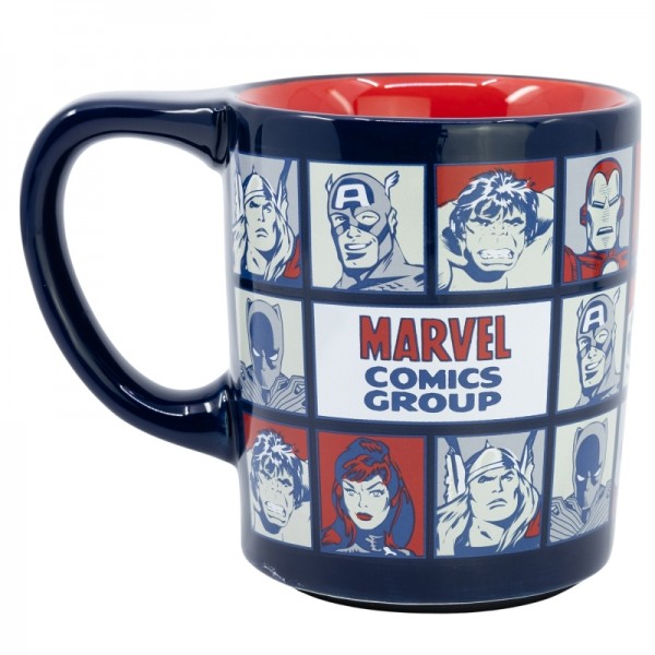 TAZA CERÁMICA ANTIVUELCO 300 ML MARVEL AVENGERS COMIC ENERGY