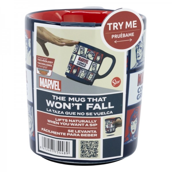 TAZA CERÁMICA ANTIVUELCO 300 ML MARVEL AVENGERS COMIC ENERGY