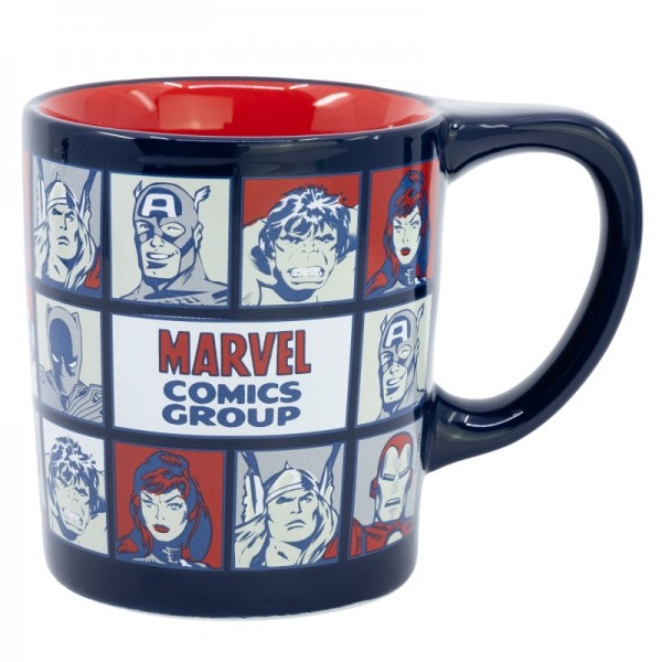 TAZA CERÁMICA ANTIVUELCO 300 ML MARVEL AVENGERS COMIC ENERGY