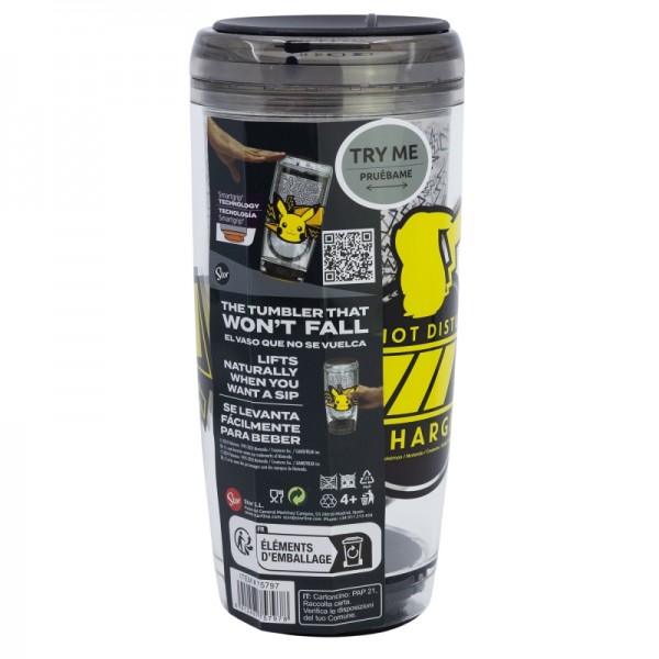 VASO PS DOBLE PARED ANTIVUELCO 625 ML POKEMON CRAZY MESS
