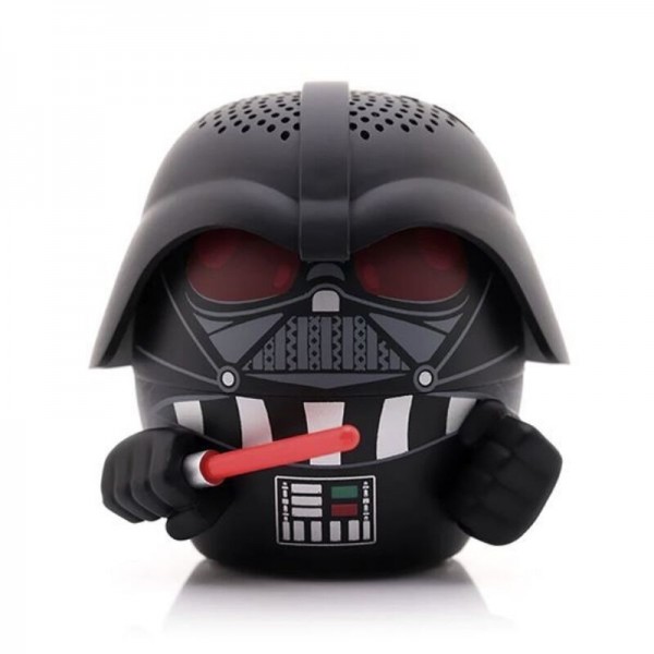 Mini altavoz Bitty Boomers Darth Vader con ojos rojos y sable láser 5 cm