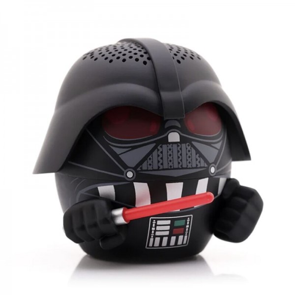 Mini altavoz Bitty Boomers Darth Vader con ojos rojos y sable láser 5 cm