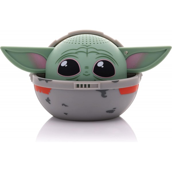 Mini altavoz Bitty Boomers Grogu en carrito 5 cm