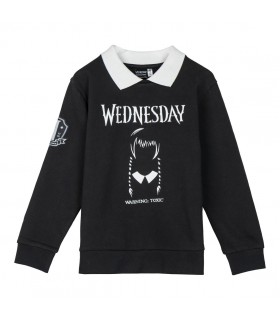Sudadera Cotton Brushed Wednesday