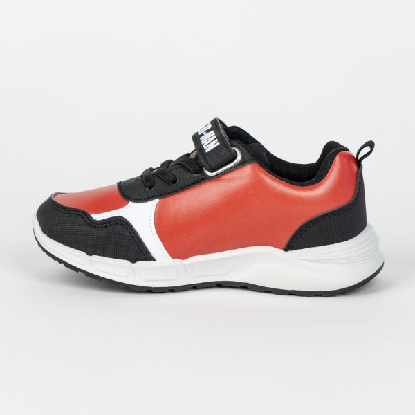 Deportiva Suela Pvc Con Luces Spiderman
