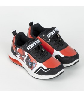 Deportiva Suela Pvc Con Luces Spiderman