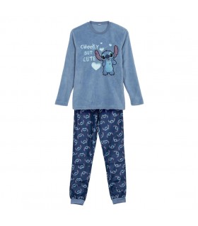 Pijama Largo Coral Fleece Stitch