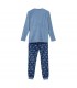 Pijama Largo Coral Fleece Stitch