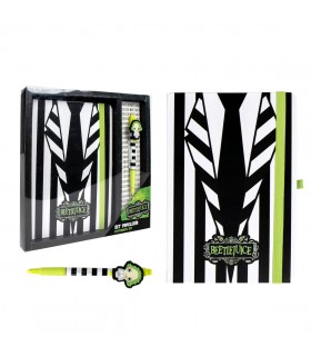 Set De Papelería Bolígrafo Beetlejuice