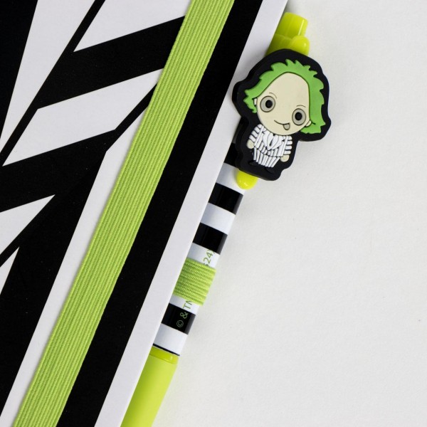 Set De Papelería Bolígrafo Beetlejuice