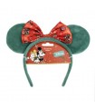 Diadema infantil orejas Minnie Navidad