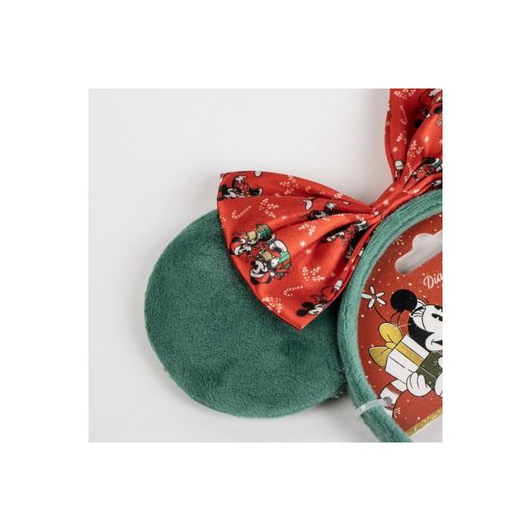 Diadema infantil orejas Minnie Navidad