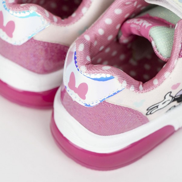 Deportiva Suela Pvc Con Luces Minnie