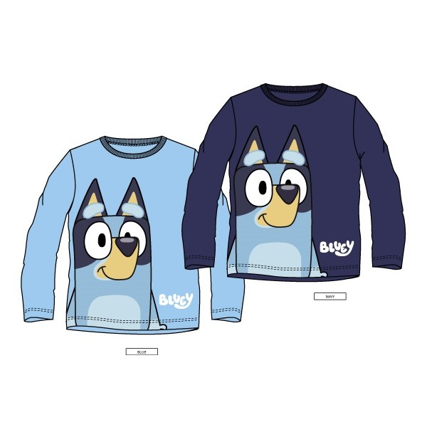 Camiseta Infantil Manga Larga Bluey