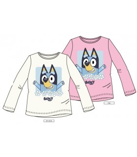 Camiseta Infantil Manga Larga Bluey