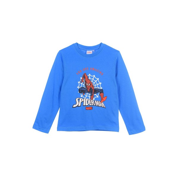 Camiseta Infantil Manga Larga Spiderman