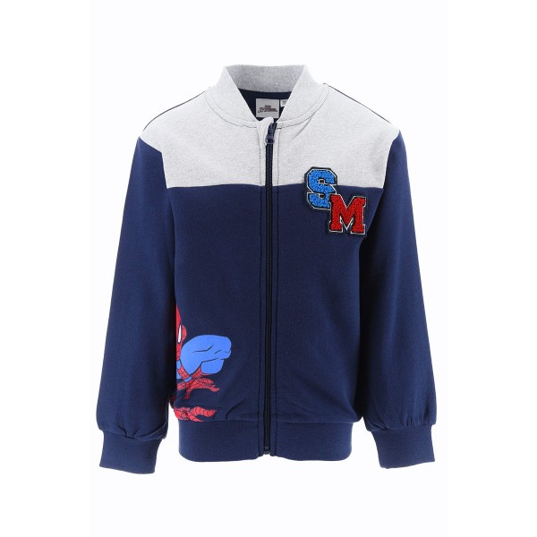 Chaqueta Chándal infantil abierta Spiderman