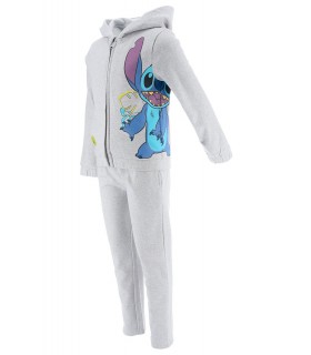 Chándal Con Cremallera y Capucha Infantil Stitch