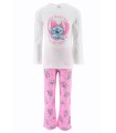 Pijama Infantil Manga Larga Stitch