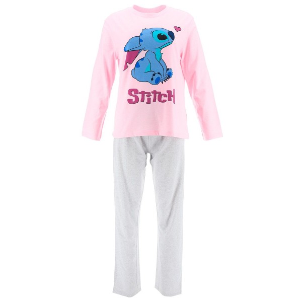 Pijama Adulto Manga Larga Stitch