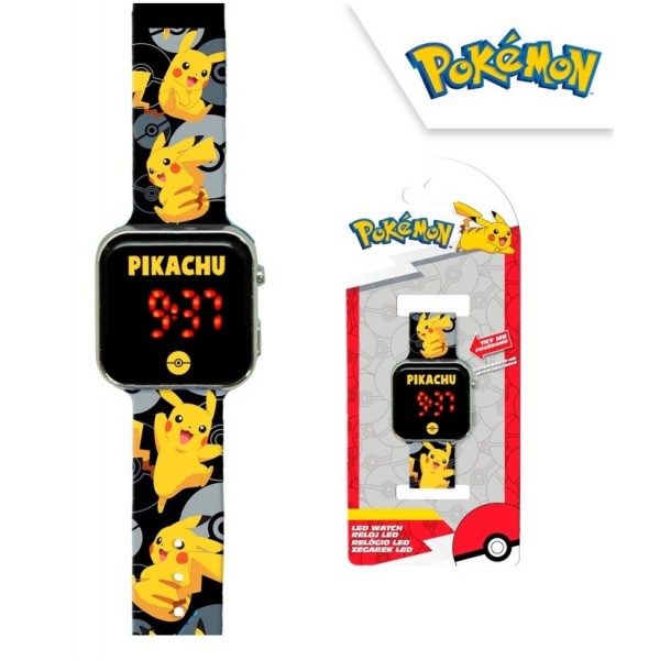 RELOJ LED POKEMON