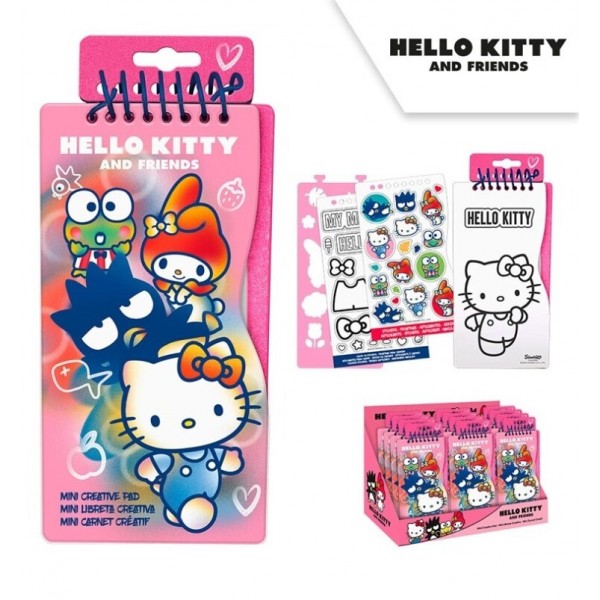 MINI LIBRETA CREATIVA HELLO KITTY