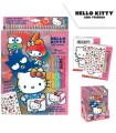 LIBRETA CREATIVA COLOREAR CON LAPICES HELLO KITTY