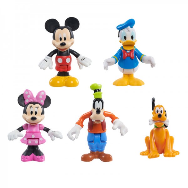 Mickey - Pack 5 Figuras Articuladas Surtidas