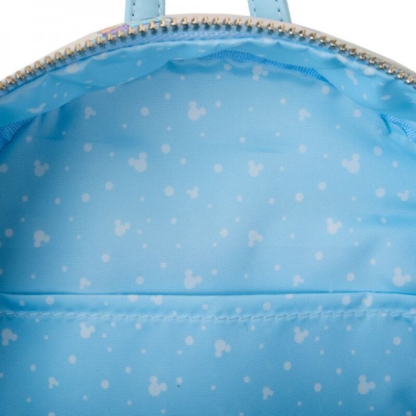Mini Mochila Mickey y amigos en paraíso invernal (diadema removible incluida)