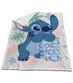 Manta coralina sherpa Stitch Disney 130x170cm