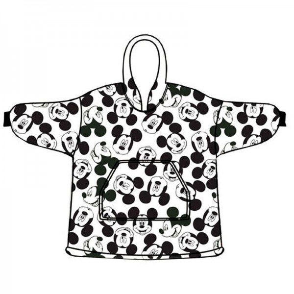 Bata sudadera oversize Mickey Disney coral adulto