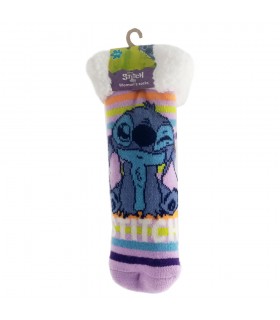 Calcetines antideslizantes sherpa Stitch Disney