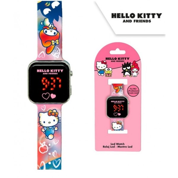 RELOJ LED HELLO KITTY