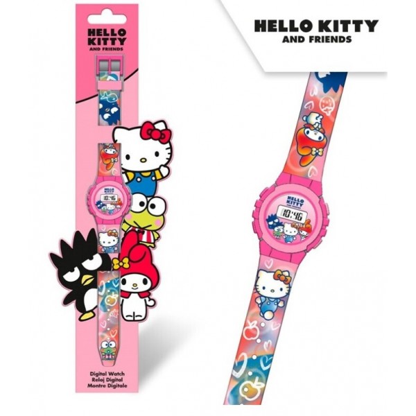 RELOJ DIGITAL KE02 HELLO KITTY
