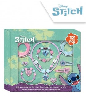SET JOYAS Y ACCESORIOS 12PCS STITCH
