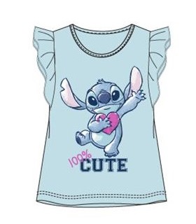Camiseta Infantil Manga Corta Stitch