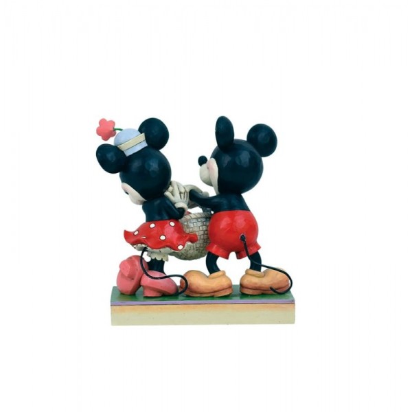 FIGURA DE PASCUA DE MICKEY Y MINNIE MOUSE