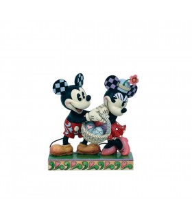 FIGURA DE PASCUA DE MICKEY Y MINNIE MOUSE