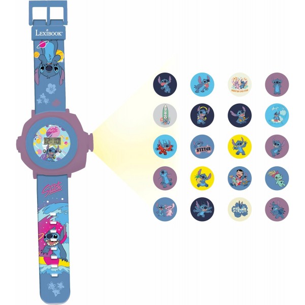 Reloj proyector digital Stitch Disney