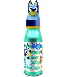 Botella aluminio con figurita 3d 690 ml bluey