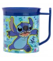 TAZA MICRO DE FÁCIL SUJECIÓN DE 400 ML CON DIBUJO DE PUNTADAS