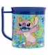 TAZA MICRO DE FÁCIL SUJECIÓN DE 400 ML CON DIBUJO DE PUNTADAS