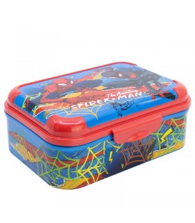 CAJA DE SÁNDWICH ASKER OBJETIVO MÓVIL DE SPIDERMAN