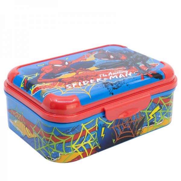 CAJA DE SÁNDWICH ASKER OBJETIVO MÓVIL DE SPIDERMAN