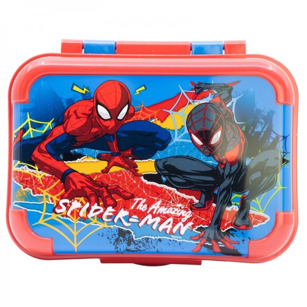 CAJA DE SÁNDWICH ASKER OBJETIVO MÓVIL DE SPIDERMAN