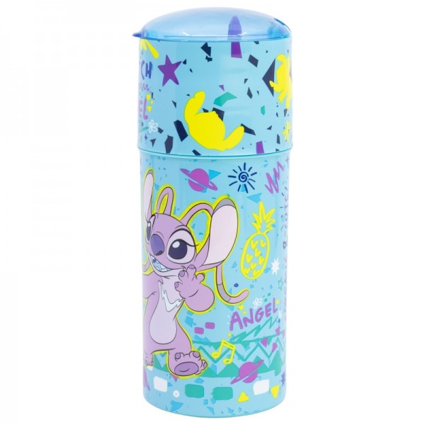 BOTELLA CON BEBÉ PERSONAJE 350 ML STITCH