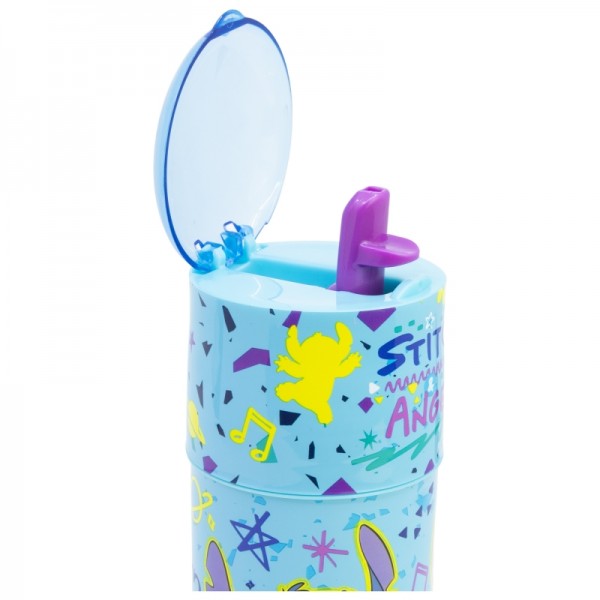 BOTELLA CON BEBÉ PERSONAJE 350 ML STITCH